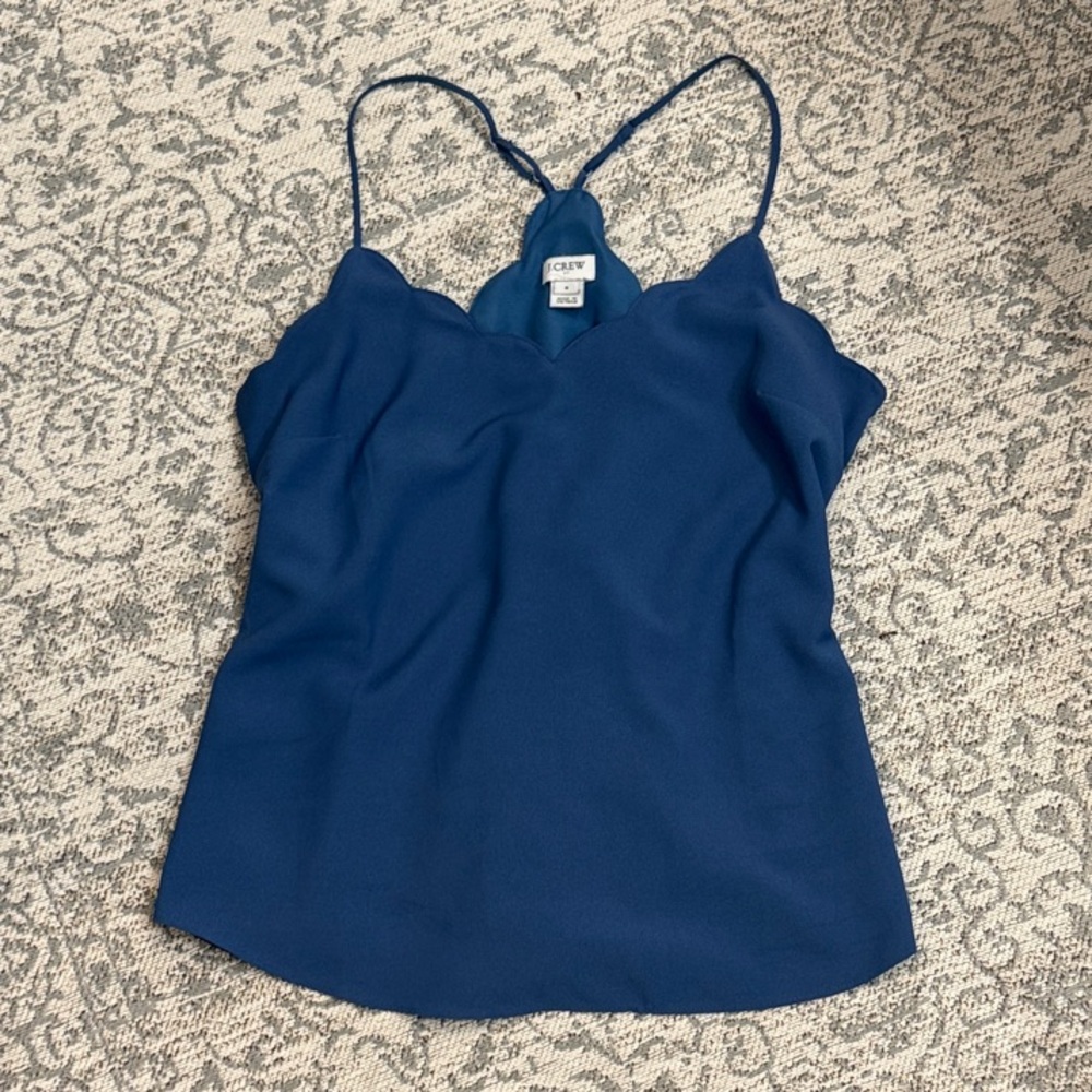 J. Crew Women's Deep Blue Camisole